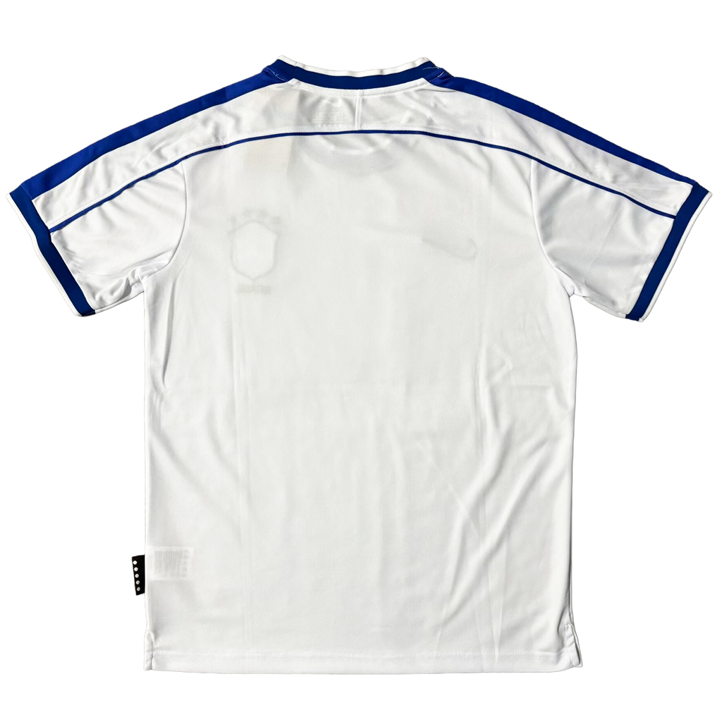 Camisa seleção brasileira 98 branca x Luta Indígena