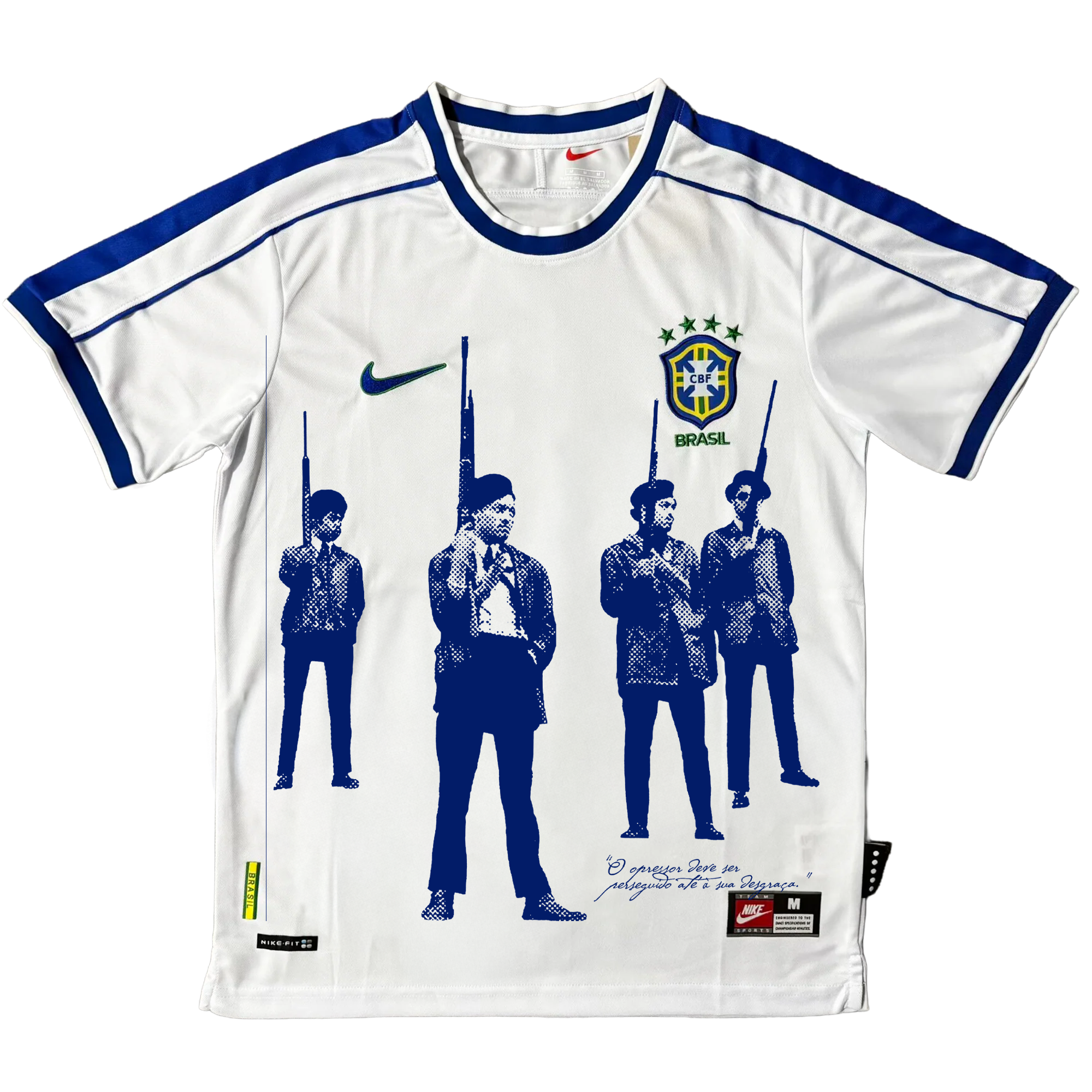 Camisa seleção brasileira 98 branca x Panteras Negras Vol.1