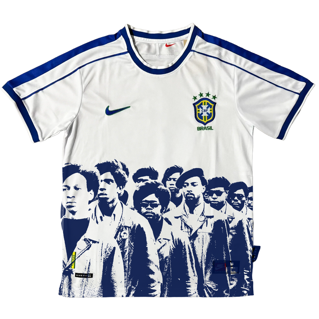 Camisa seleção brasileira 98 branca x Panteras Negras Vol.2