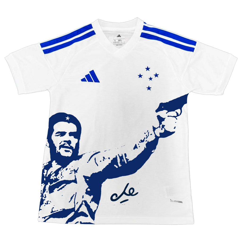Camisa Cruzeiro branca 26/27 x Che Guevara