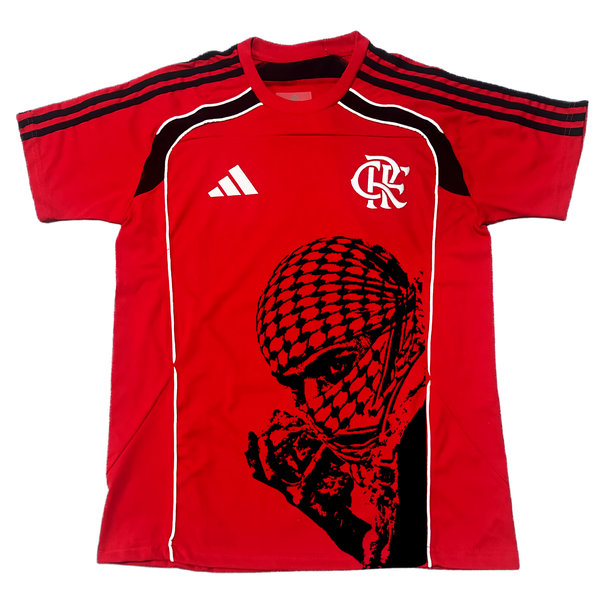 Camisa Flamengo vermelha x Palestina