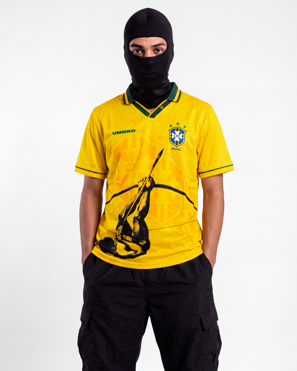 Camisa seleção brasileira 94 x Luta Indígena
