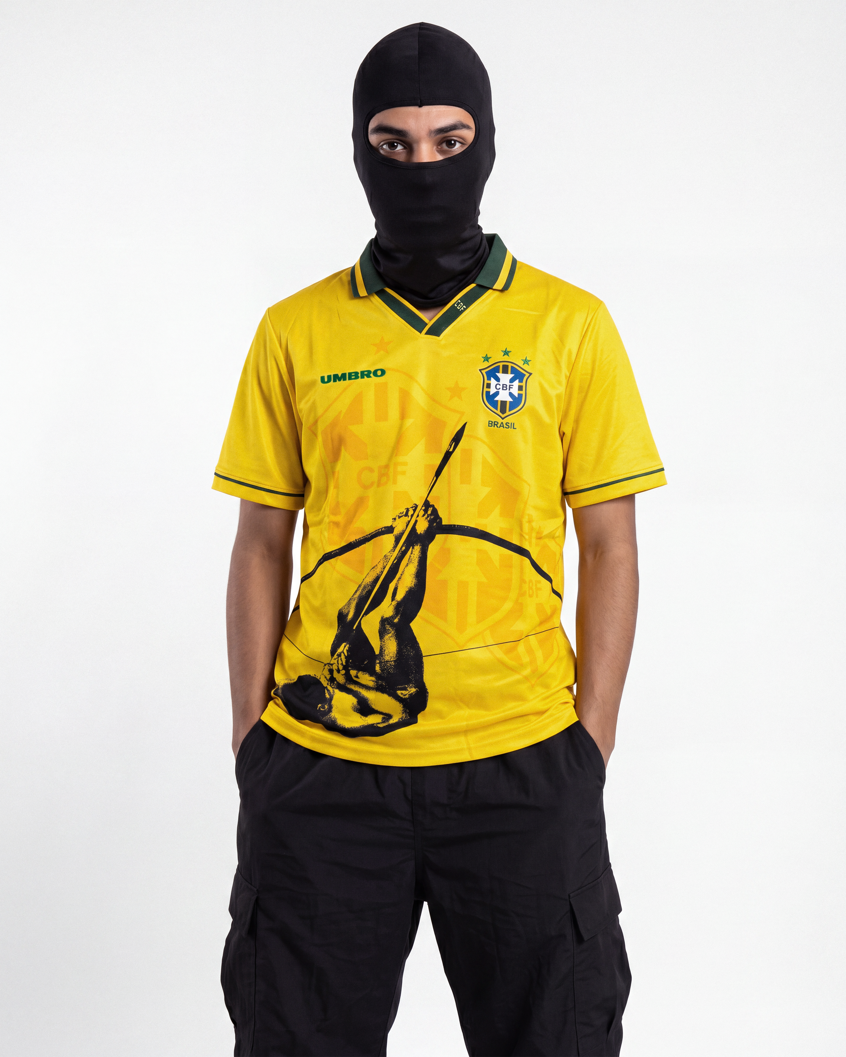 Camisa seleção brasileira 94 x Luta Indígena
