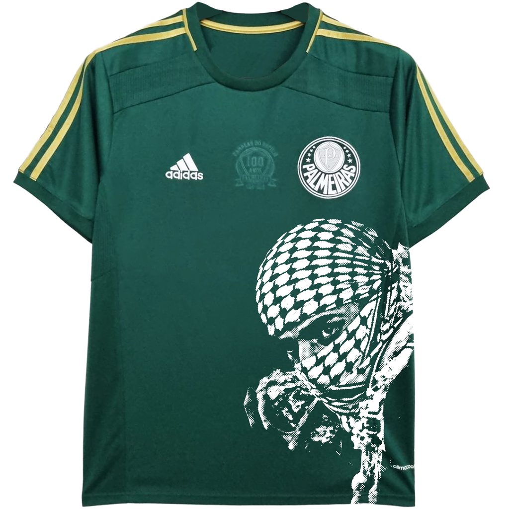 Camisa Palmeiras 15/16 retrô x Palestina Livre