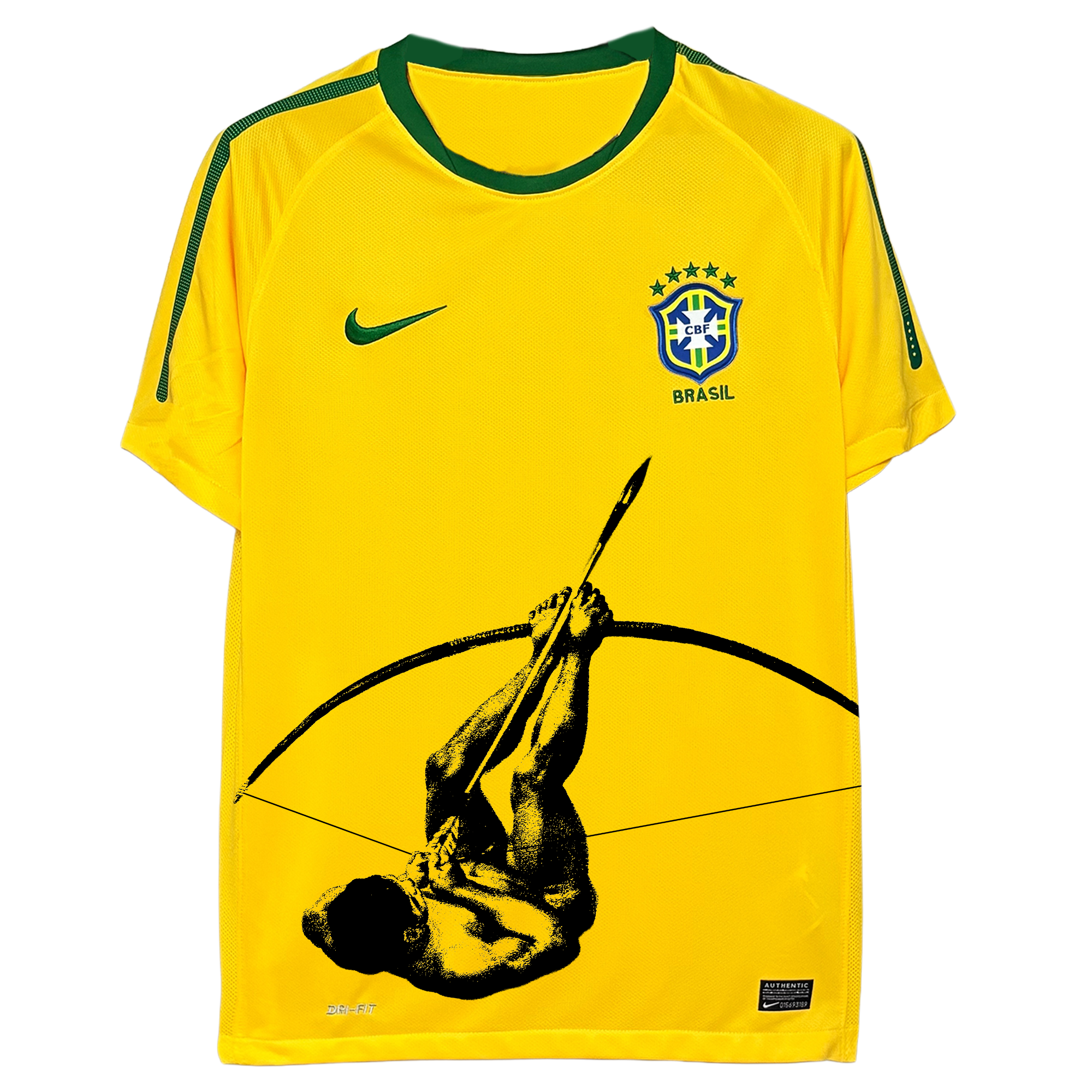 Camisa seleção brasileira 2010 x Luta Indígena