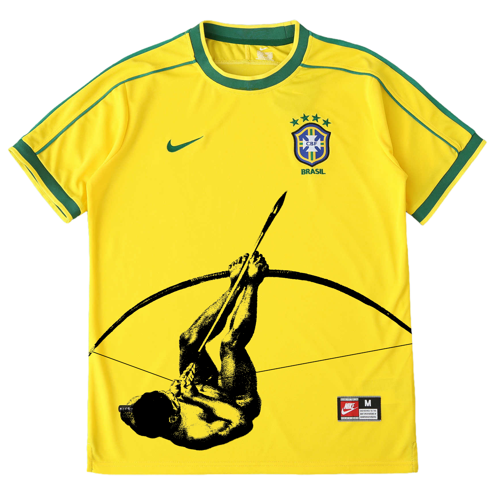 Camisa seleção brasileira 98 x Luta Indígena