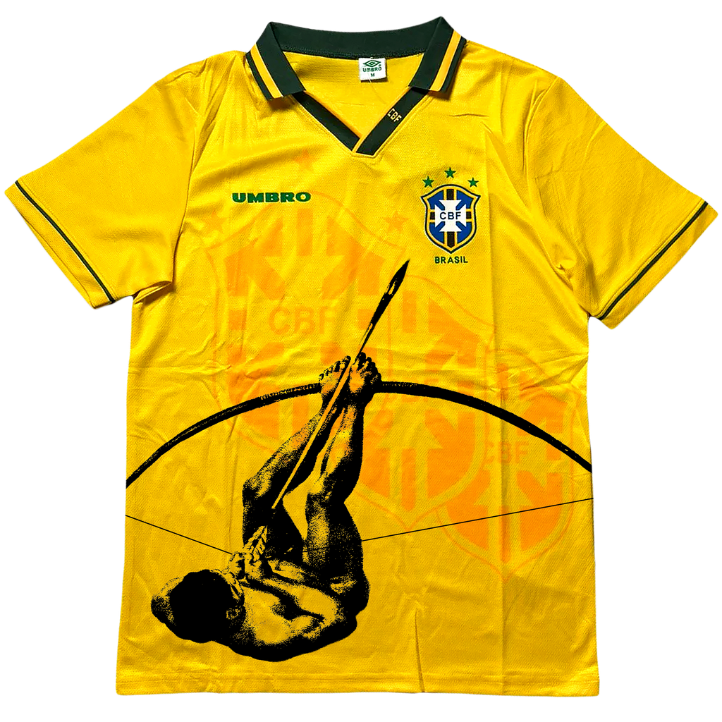 Camisa seleção brasileira 94 x Luta Indígena