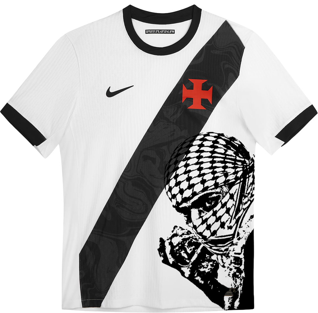 Camisa Vasco 26/27 x Palestina Livre